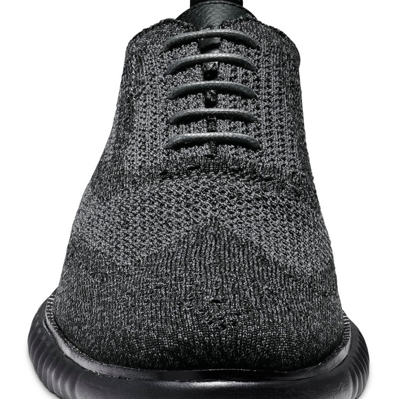 Cole Haan Zerogrand Stitchlite Wingtip Oxfords, Black - Picture 2 of 8